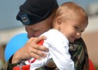 troopsGaffney1 copy  Sgt. James Sparks, of Gaffney, holds his son David, 1, after a ceremony honoring troops from the 4th Battalion, 118th Infantry of the South Carolina National Guard in downtown Gaffney, SC Saturday morning, 5-29-04. The troops are being deployed to Kosovo.   (AP Photo/Spartanburg Herlald-Journal/Tim Kimzey)
